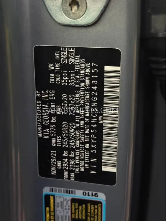 كيا تيلورايد 2022 for Sale in الشارقة Image-9