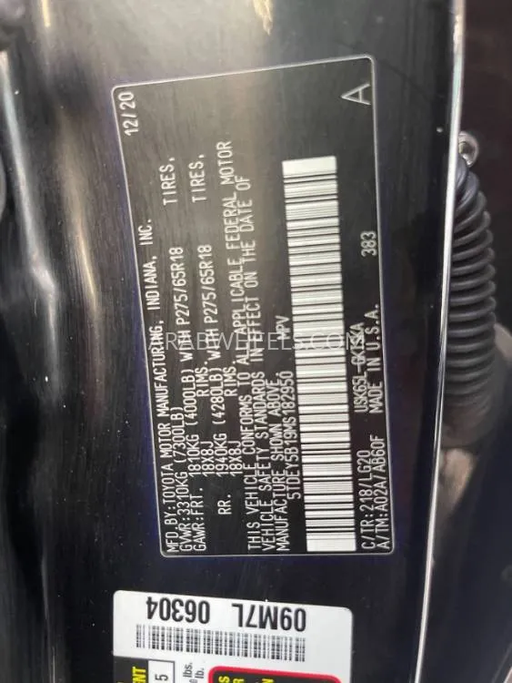 Toyota Sequoia 2021 for Sale in Dubai Image-16