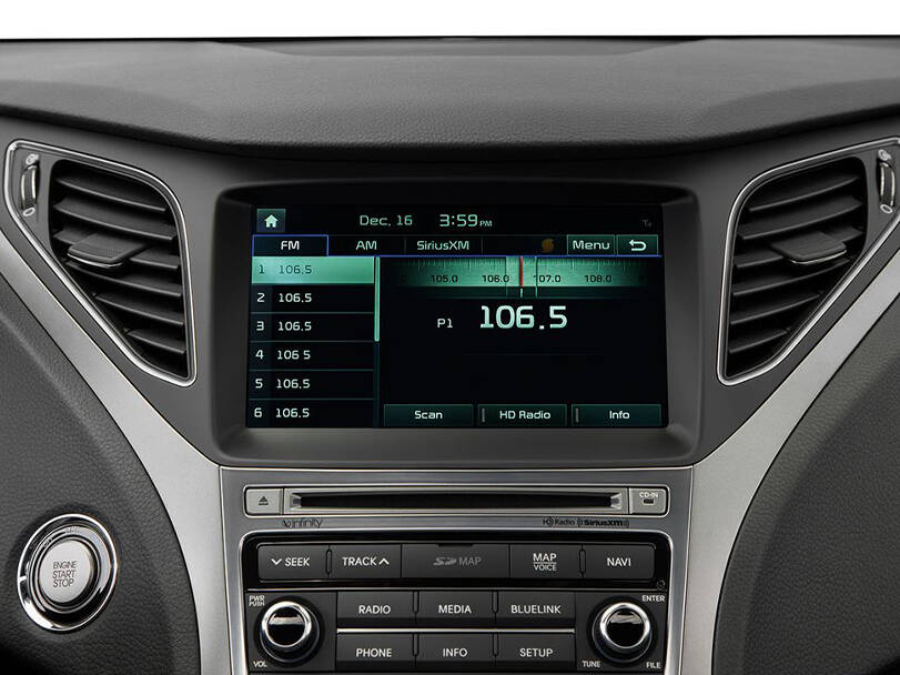 هيونداي أزيرا الجيل الخامس (HG) الداخلية 