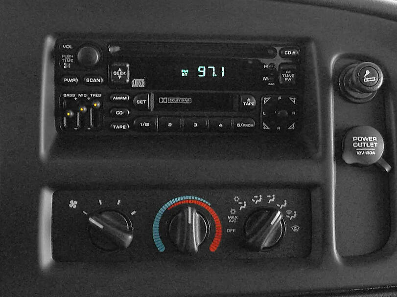 Dodge Ram Van Interior 